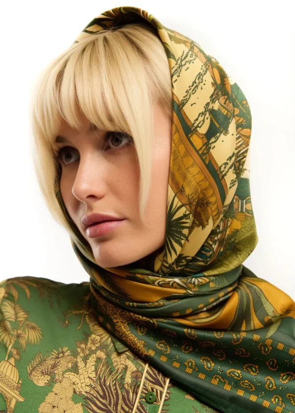 Wild Amber Palace Medium Scarf | Scarves