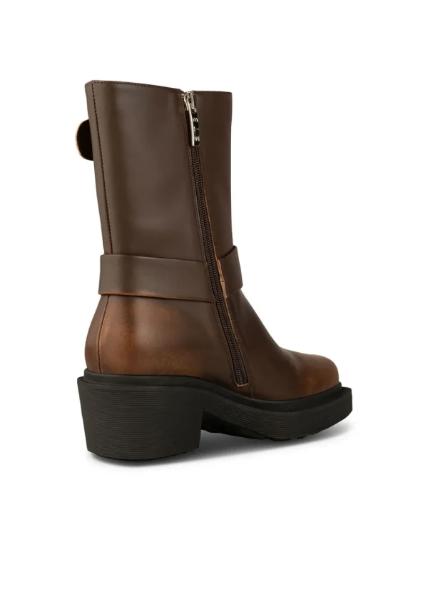 Shoe The Bear Amina Biker Boots - Dark Brown | Boots