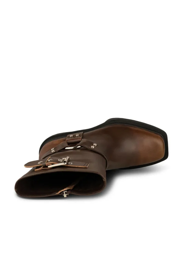 Shoe The Bear Amina Biker Boots - Dark Brown | Boots