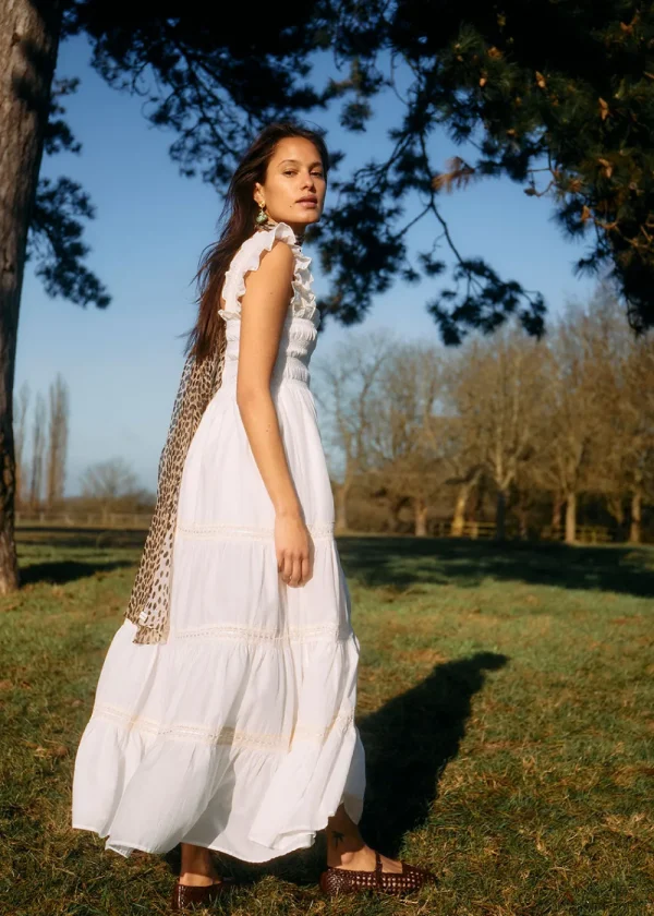 Rixo Aubrie Dress - Ivory | Dresses