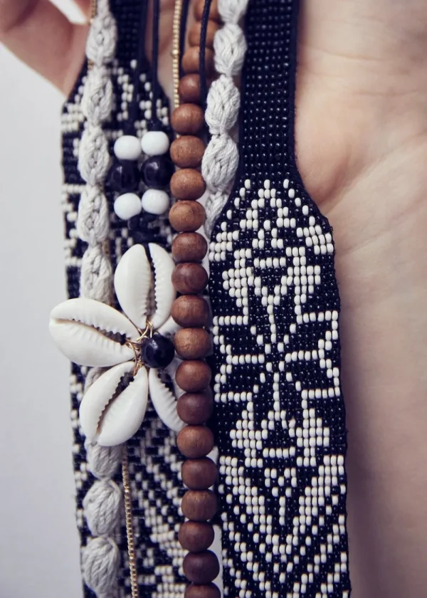 Cardomon Aztec Beaded Necklace | Necklaces