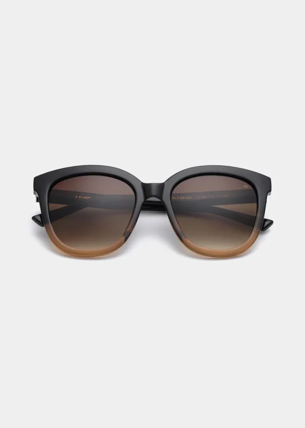 A. Kjaerbede Billy Sunglasses - Black / Brown | Glasses