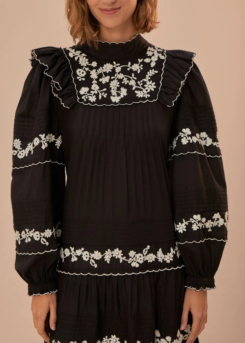 black_amp_white_embroider_3.webp Farm Rio Black & White Embroidered Maxi Dress | Dresses