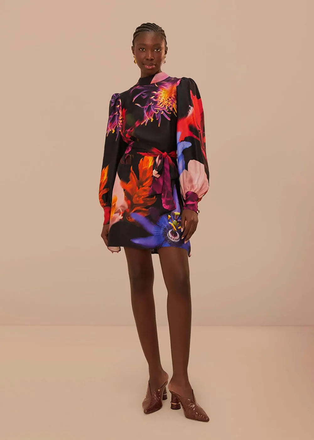 blurry_floral_mini_dress_0.webp Farm Rio Blurry Floral Mini Dress | Dresses