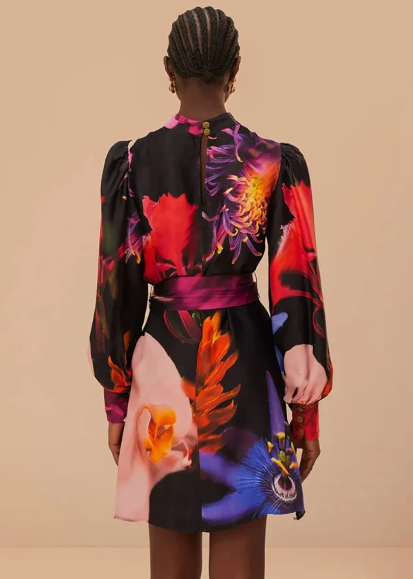 Farm Rio Blurry Floral Mini Dress | Dresses