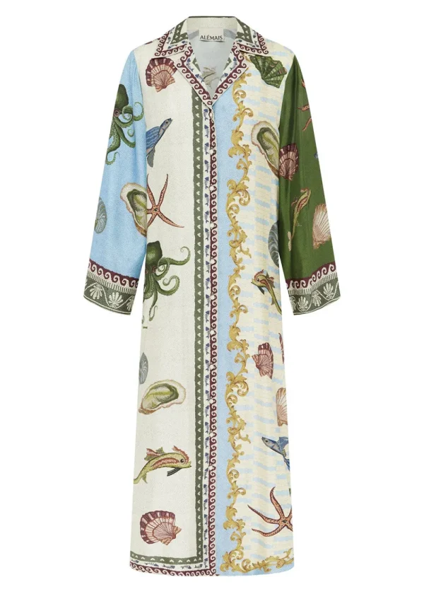 Alémais Boat House Silk Shirtdress | Dresses