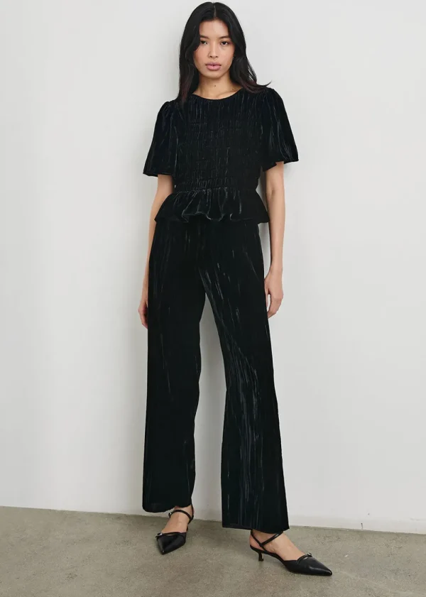 Rails Brissa Pants - Black Velvet | Trousers