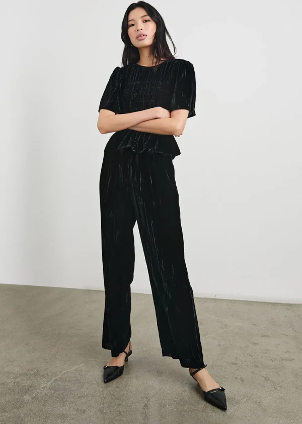 Rails Brissa Pants - Black Velvet | Trousers