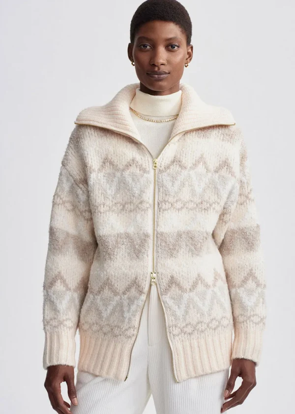 Varley Brooke Fairisle Knit Jacket | Coats & Jackets