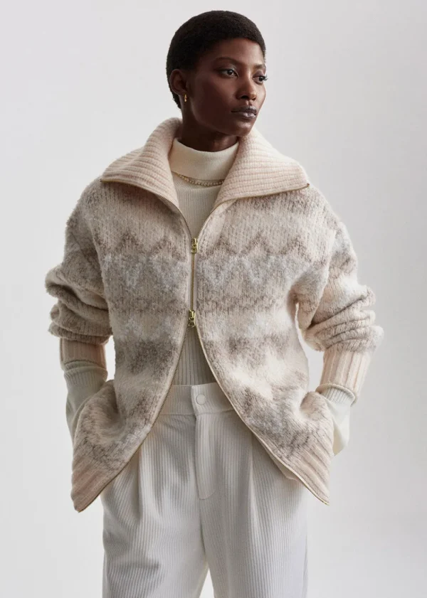 Varley Brooke Fairisle Knit Jacket | Coats & Jackets