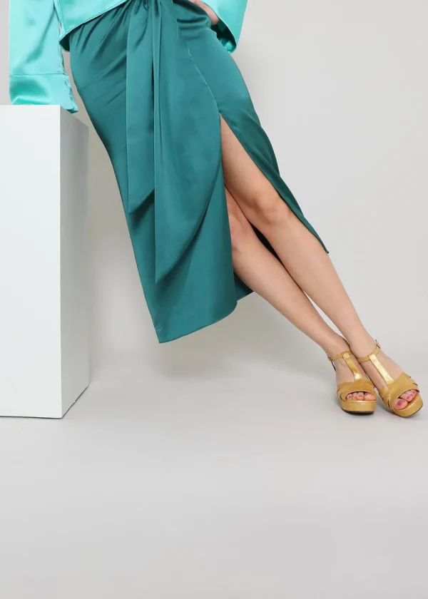 Esska Charlie Heels - Gold | Shoes