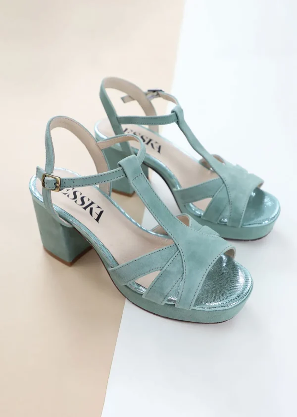 Esska Charlie Heels - Mint | Shoes