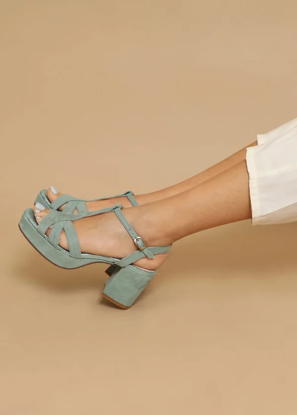 Esska Charlie Heels - Mint | Shoes