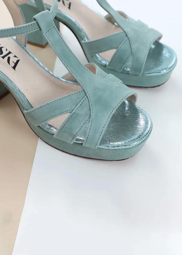 Esska Charlie Heels - Mint | Shoes