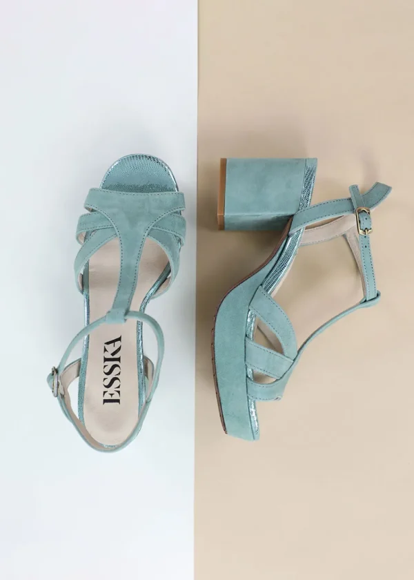 Esska Charlie Heels - Mint | Shoes