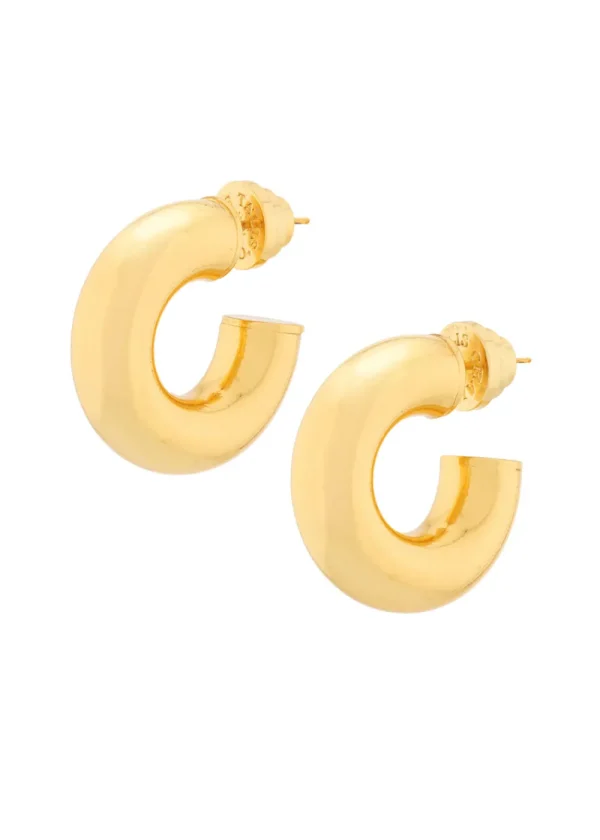 Talis Chains Chubby Donut Hoops - Gold | Earrings