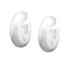 Talis Chains Chubby Donut Hoops - Silver | Earrings