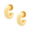 Talis Chains Chubby Donut Huggie - Gold | Earrings