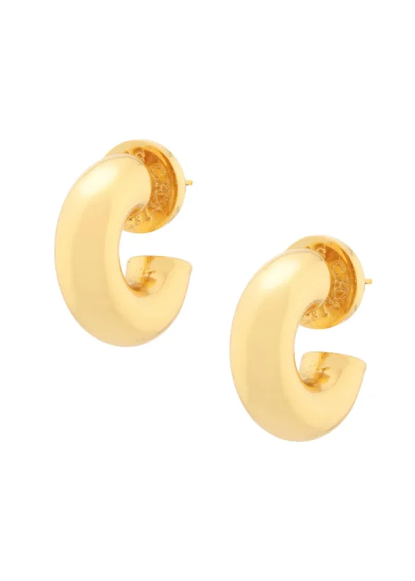 Talis Chains Chubby Donut Huggie - Gold | Earrings