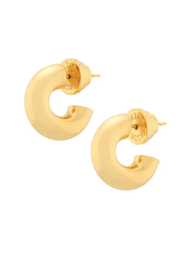 Talis Chains Chubby Donut Huggie - Gold | Earrings