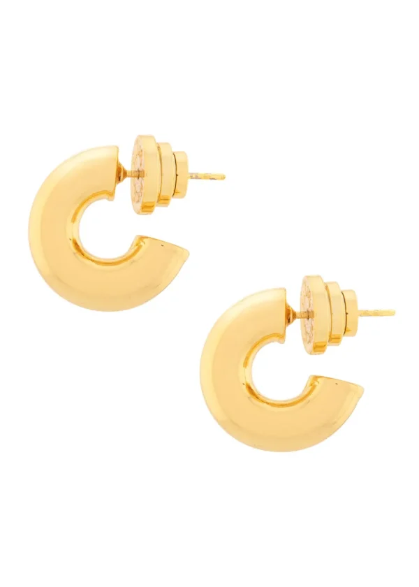 Talis Chains Chubby Donut Huggie - Gold | Earrings