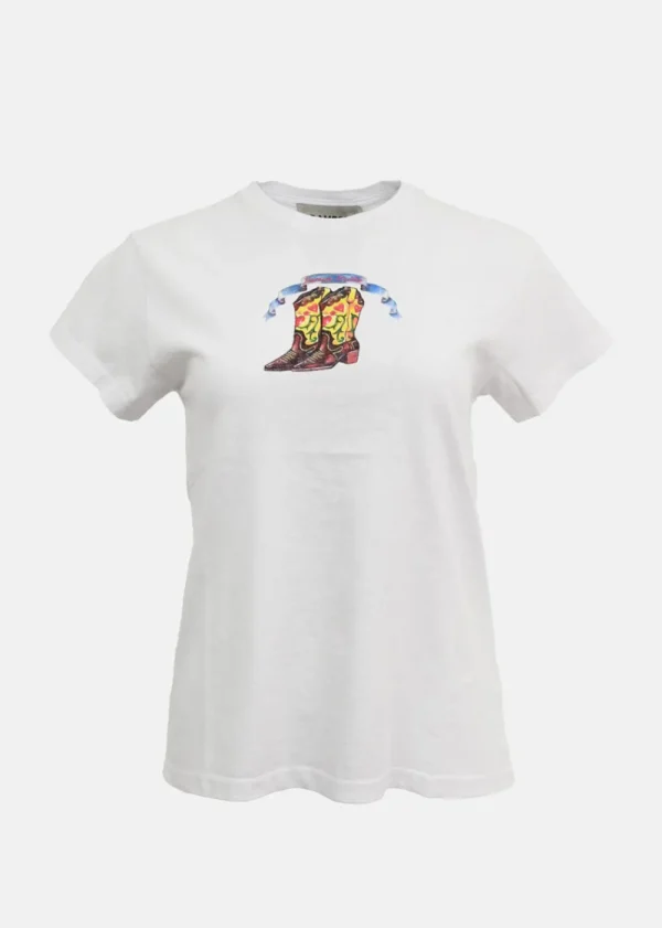 Damson Madder Cowboy Shrunken Tee | Tops