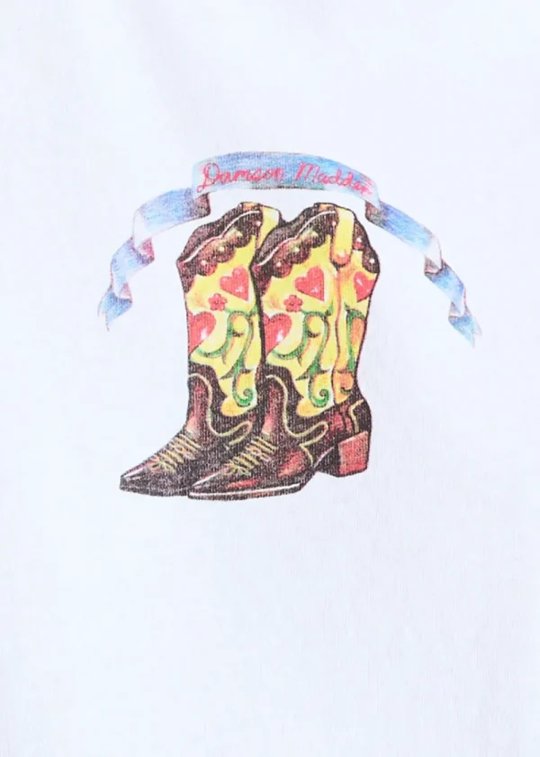 Damson Madder Cowboy Shrunken Tee | Tops