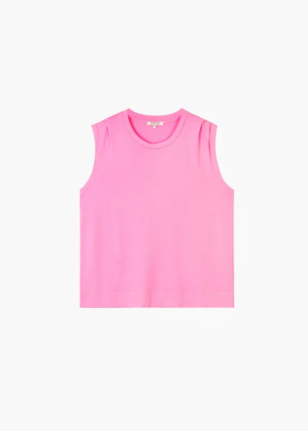 Maison Anje Dagona Vest - Rose | Tops