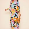 Rixo Dahlia Dress - Abstract Tulip Black | Dresses