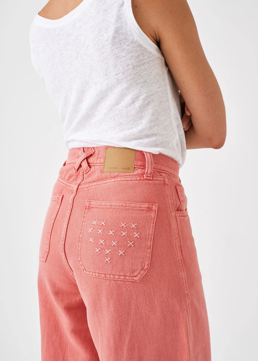 dear_bay_jean__mineral_re_6.webp Seventy + Mochi Dear Bay Jean - Mineral Red | Jeans