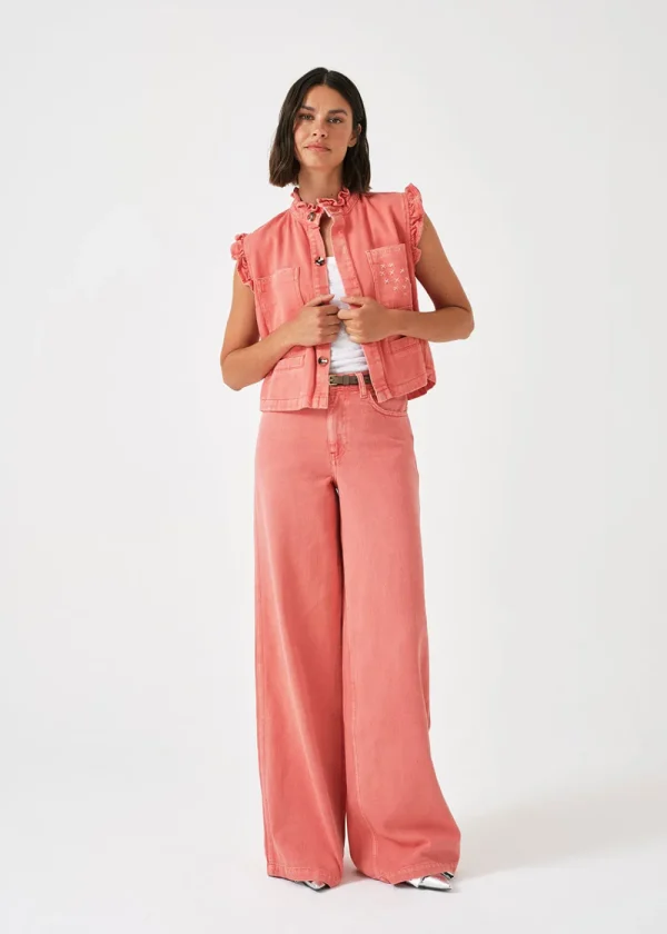 Seventy + Mochi Dear Pablo Waistcoat - Mineral Red | Coats & Jackets