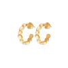 Talis Chains Deconstructed Huggies - Pearl | Earrings