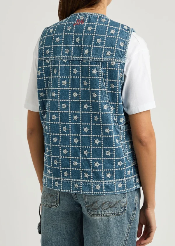 Damson Madder Dilly Vest - Broderie | Coats & Jackets