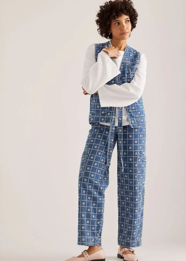 Damson Madder Drew Jeans - Broderie | Jeans