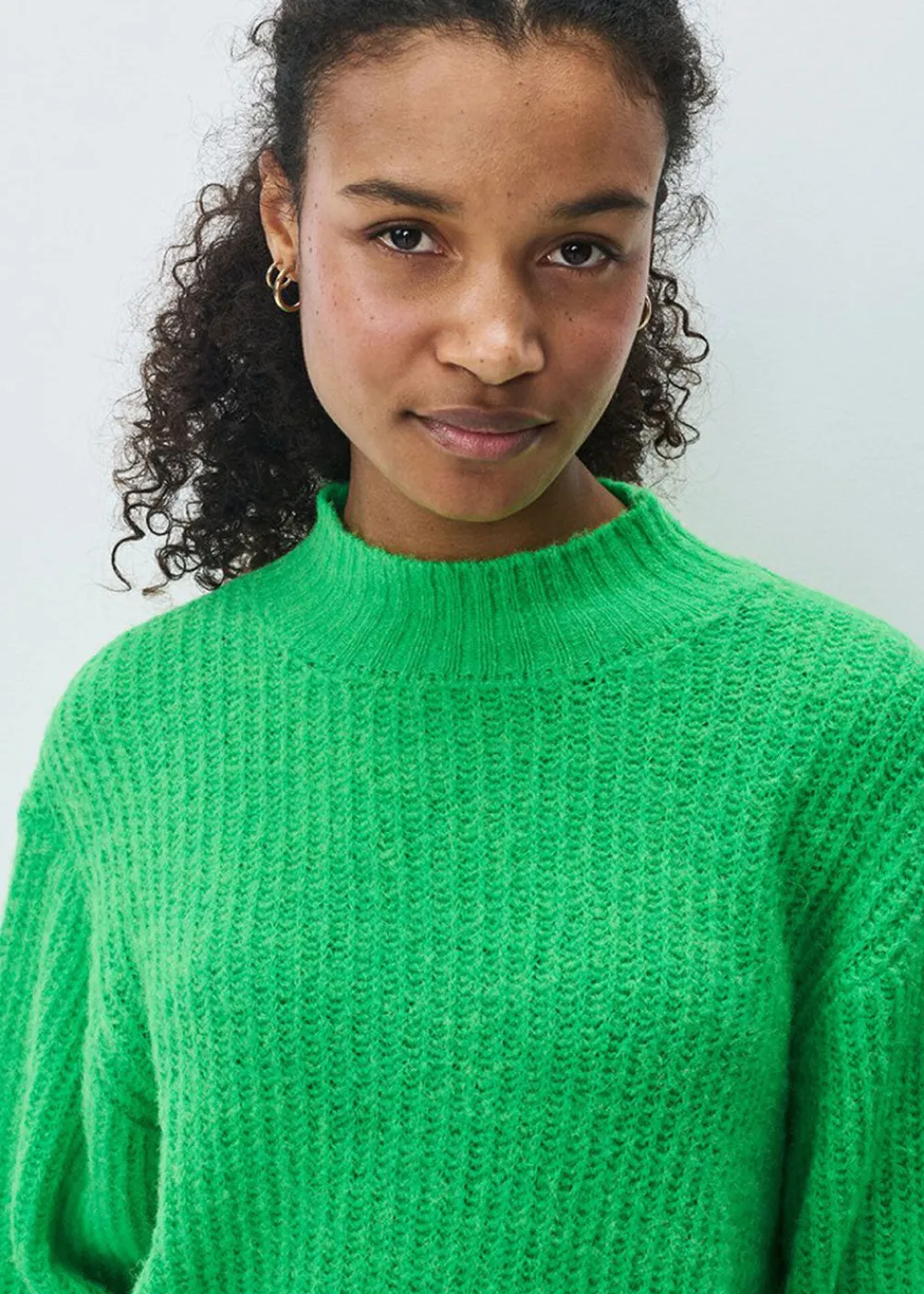 east_jumper__fluo_frog_2.webp American Vintage East Jumper - Fluo Frog | Knitwear