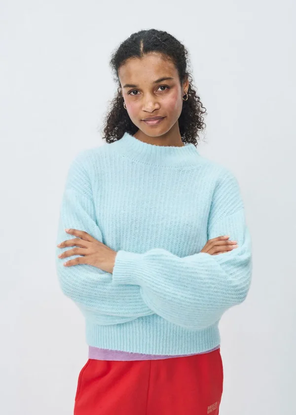 American Vintage East Jumper - Melange Crystal | Knitwear