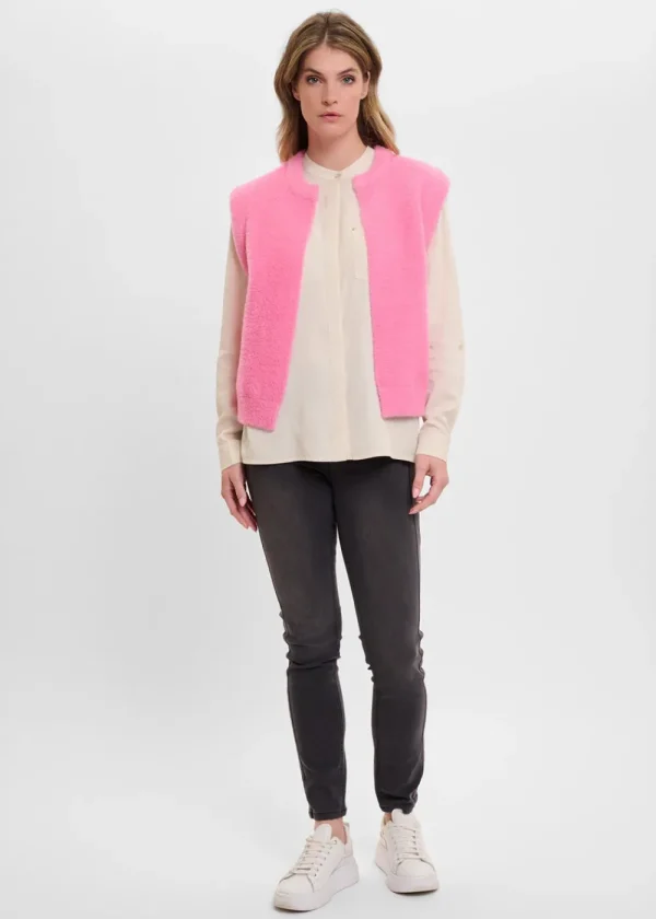Rino & Pelle Elona Waistcoat - Bright Pink | Coats & Jackets