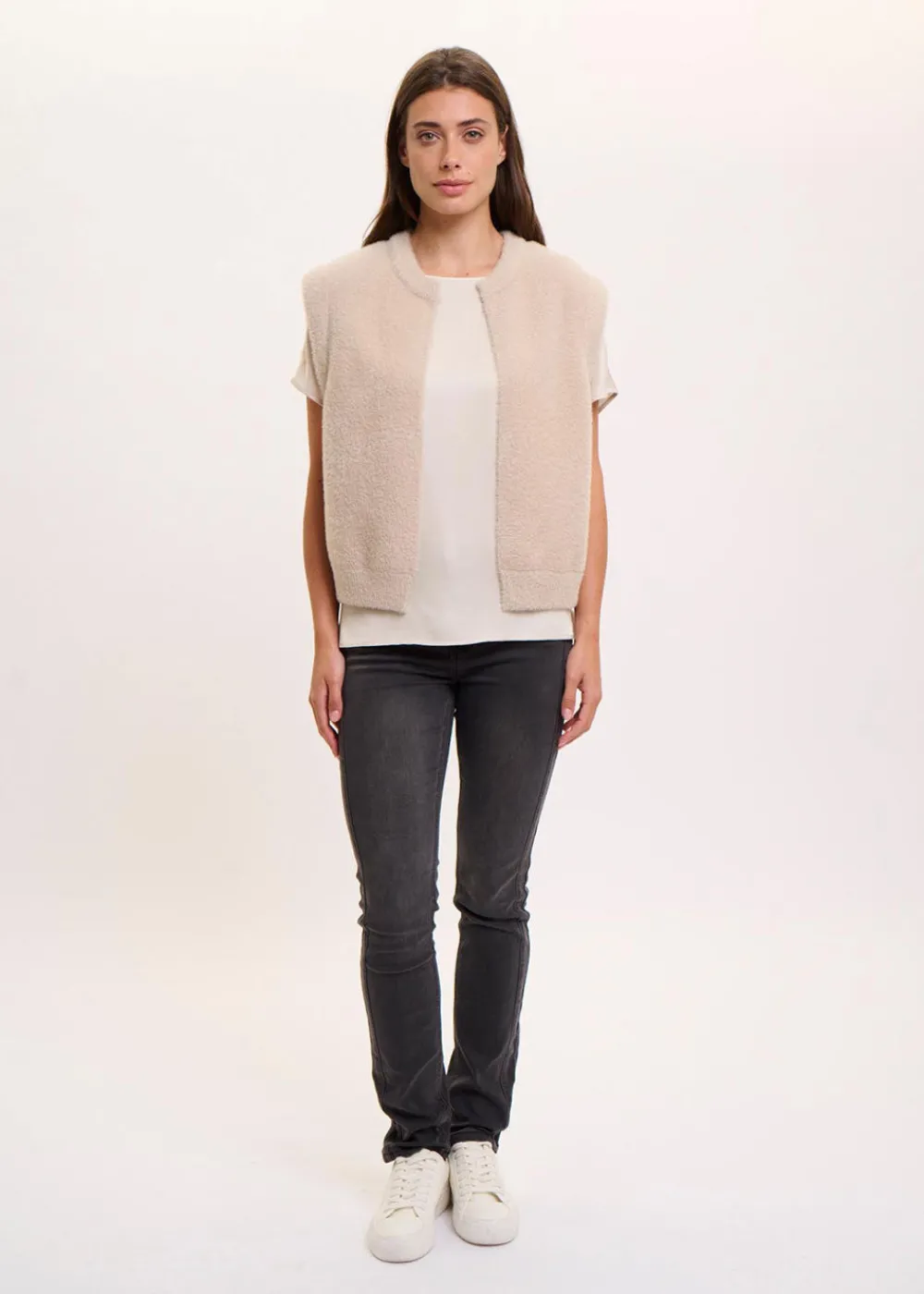 elona_waistcoat__stone_2.webp Rino & Pelle Elona Waistcoat - Stone | Coats & Jackets