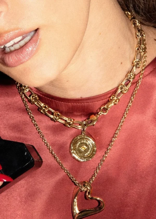 Alona Evangeline Necklace - Gold | Necklaces