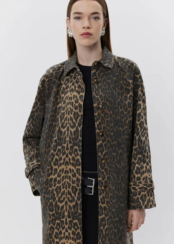 Sofie Schnoor Filipasw Coat - Light Brown Leopard | Coats & Jackets