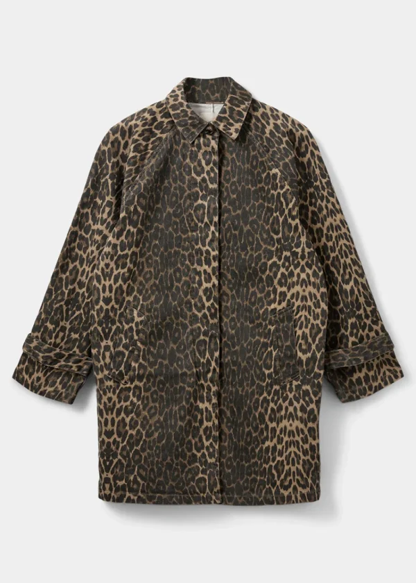 Sofie Schnoor Filipasw Coat - Light Brown Leopard | Coats & Jackets