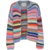 Dawn X Dare Gabi Cardigan - Multi Stripe | Knitwear