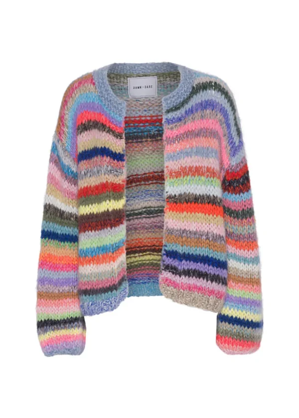 Dawn X Dare Gabi Cardigan - Multi Stripe | Knitwear