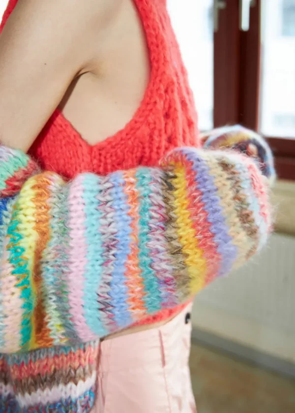 Dawn X Dare Gabi Cardigan - Multi Stripe | Knitwear