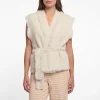 Rino & Pelle Gamila Waistcoat - Birch | Coats & Jackets