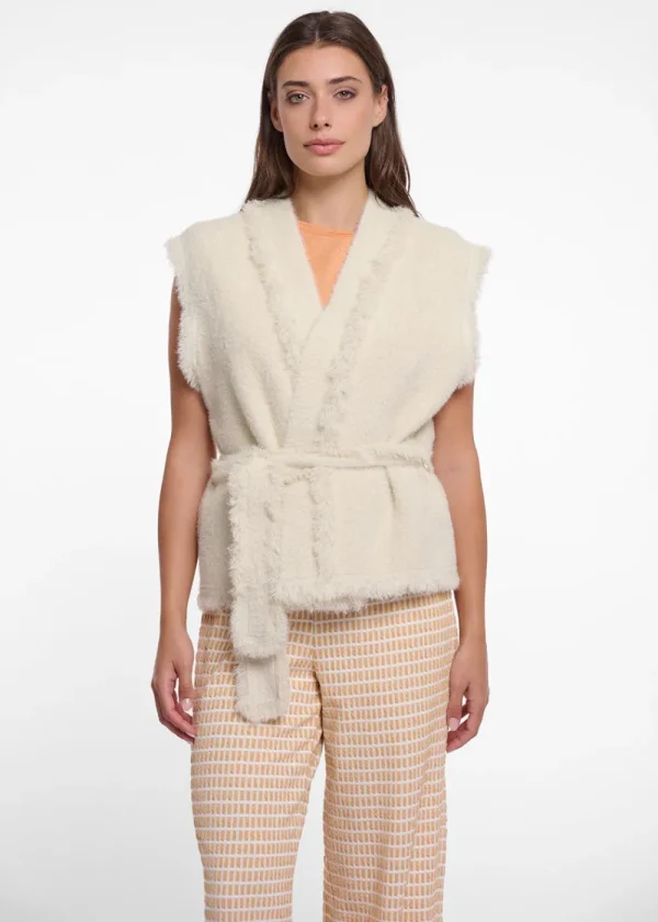 Rino & Pelle Gamila Waistcoat - Birch | Coats & Jackets