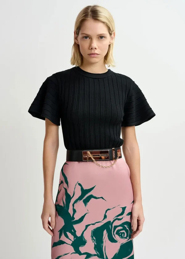 Essentiel Antwerp Gamme Belt - Black | Belts
