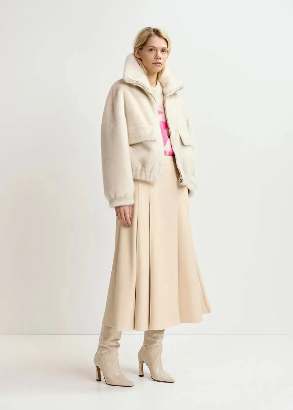 geeuw_skirt__ecru_2.webp Essentiel Antwerp Geeuw Skirt - Ecru | Skirts