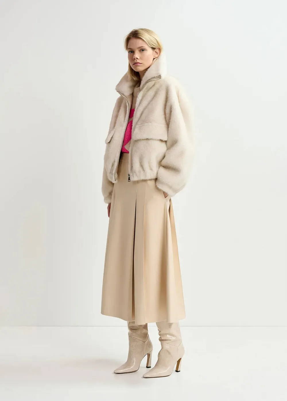 geeuw_skirt__ecru_3.webp Essentiel Antwerp Geeuw Skirt - Ecru | Skirts