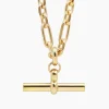 Tilly Sveaas Giant Gold T-Bar Watch Chain Necklace | Necklaces